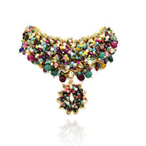 Jahnvi Multicolored Kundan Set - The Pashm
